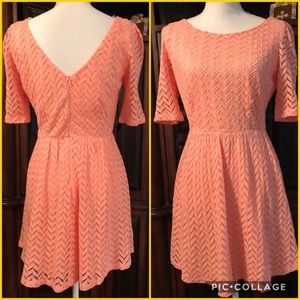 Gorgeous coral/pink midi dress